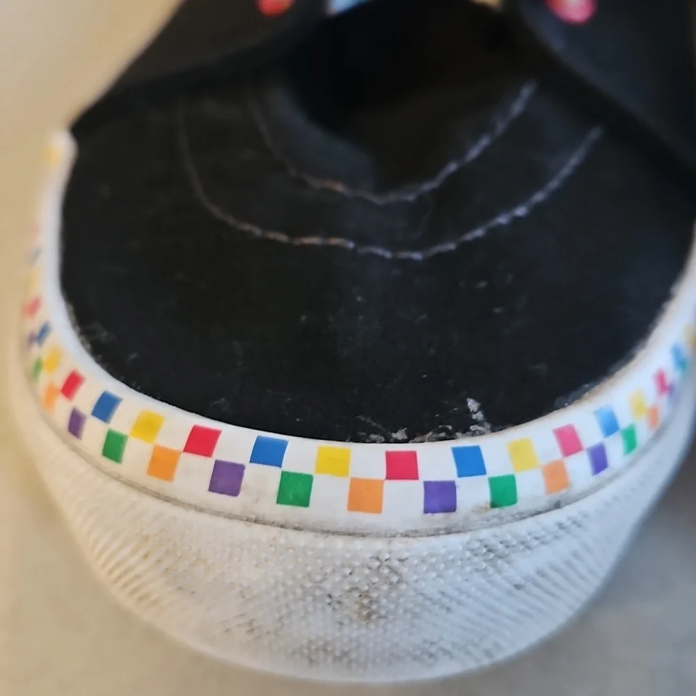 Vans Junior High Top Rainbow Sneakers